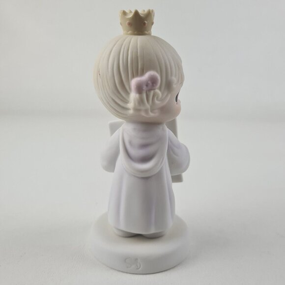 Precious Moments 106208 Congratulations Princess 1986 Porcelain Girl Figurine - Picture 5 of 7